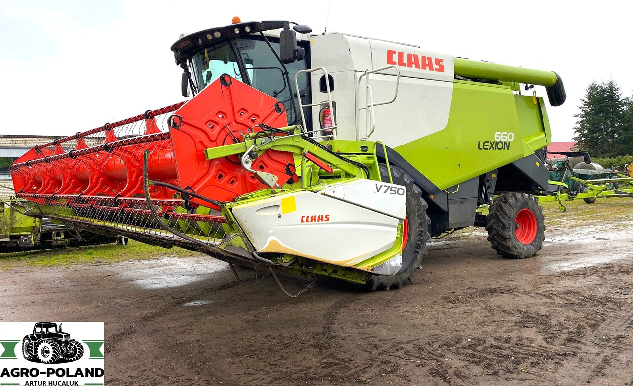 CLAAS LEXION 660 - 2013 ROK - 2326 H - VARIO 750 - NOWSZY MODEL - Labības kombains: foto 1 CLAAS LEXION 660 - 2013 ROK - 2326 H - VARIO 750 - NOWSZY MODEL - Labības kombains: foto 1