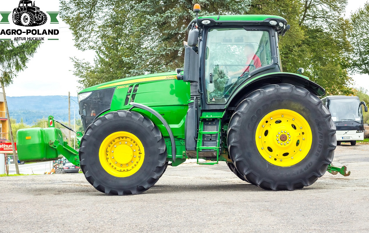 Traktors JOHN DEERE 7260 R - 8.515 h - WOM - TUZ - 2013 ROK: foto 6