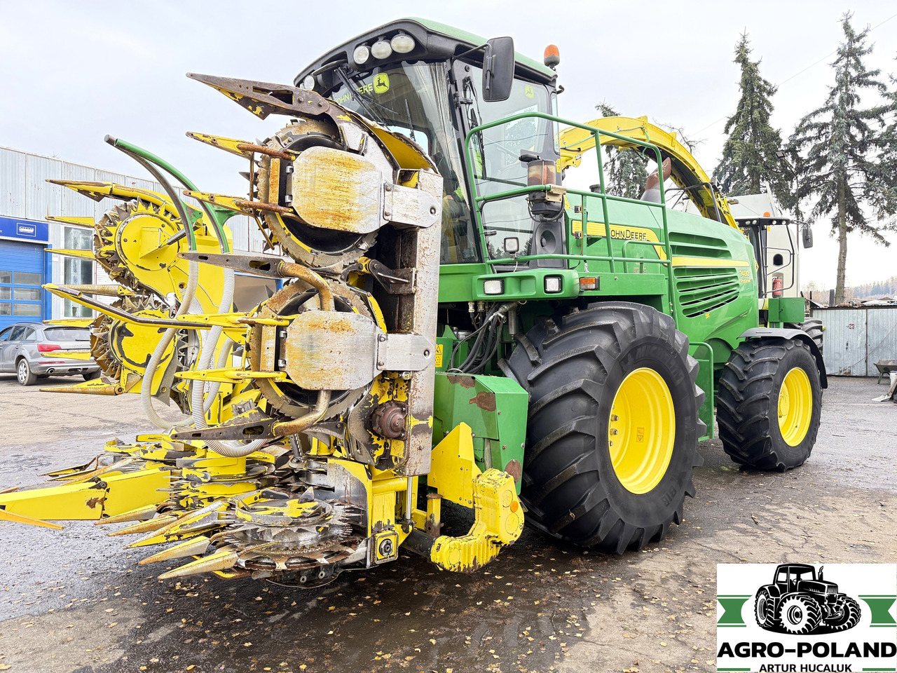 JOHN DEERE 7480 - ProDrive - 4x4 - 2014 rok - Kemper 360 plus - Pickup 630c - 40 km/h - Lopbarības kombains: foto 2 JOHN DEERE 7480 - ProDrive - 4x4 - 2014 rok - Kemper 360 plus - Pickup 630c - 40 km/h - Lopbarības kombains: foto 2