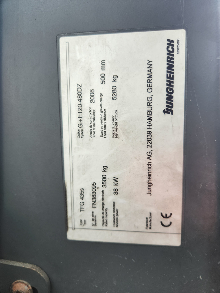 JUGHEINRICH TFG435s - Gāzes iekrāvējs: foto 3 JUGHEINRICH TFG435s - Gāzes iekrāvējs: foto 3