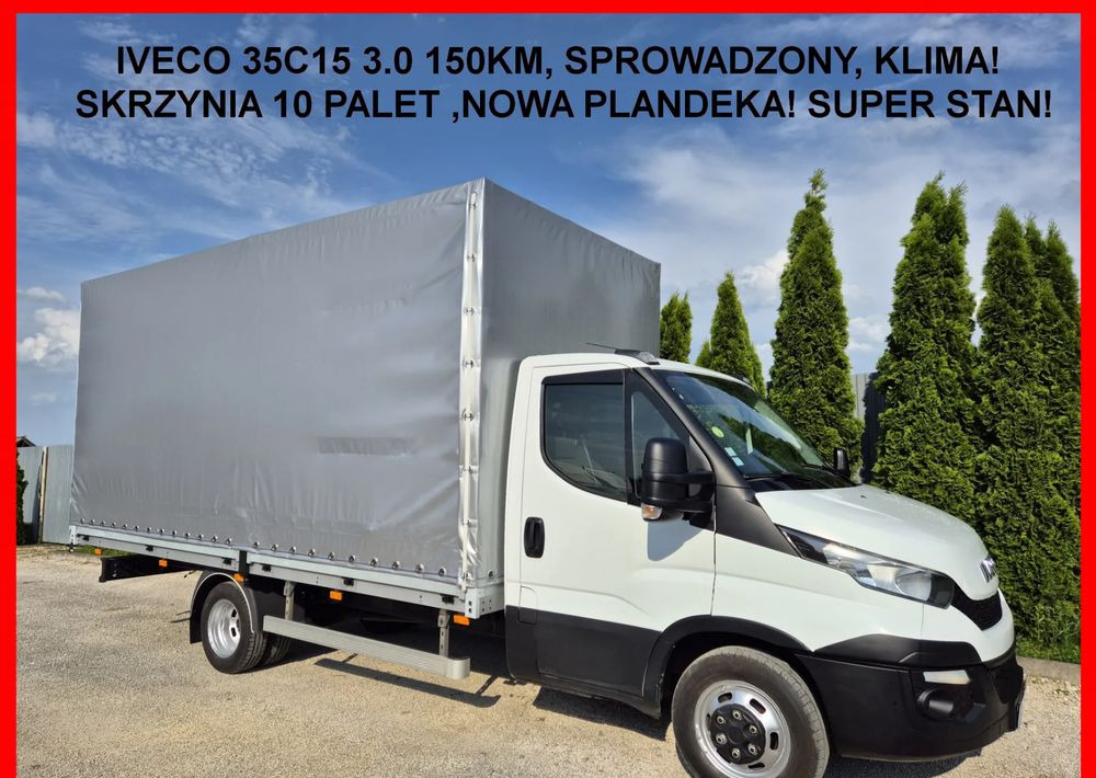 Iveco 35C15 3.0 150KM, Burto-Plandeka - Automašīna ar kravas platformu: foto 1 Iveco 35C15 3.0 150KM, Burto-Plandeka - Automašīna ar kravas platformu: foto 1
