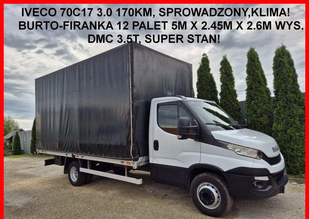 Iveco 70C17 3.0 170KM Skrzyniowy - Furgons ar tentu: foto 1 Iveco 70C17 3.0 170KM Skrzyniowy - Furgons ar tentu: foto 1