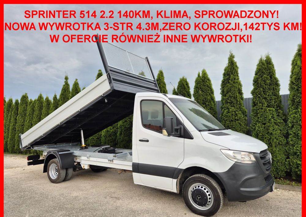 Mercedes-Benz Sprinter 514CDI 140KM - Komercauto pašizgāzējs: foto 1 Mercedes-Benz Sprinter 514CDI 140KM - Komercauto pašizgāzējs: foto 1