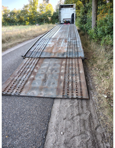 Puspiekabe zema profila platforma GS Meppel AUTOTRANSPORTER: foto 10