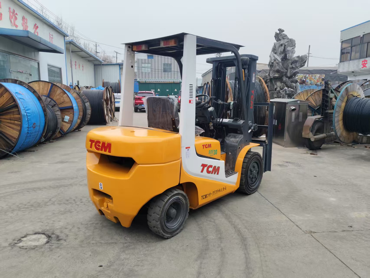 TCM FD30 Japan brand used 3 ton 4.5m diesel forklift Customizable mast clamps - Dīzeļiekrāvējs: foto 5 TCM FD30 Japan brand used 3 ton 4.5m diesel forklift Customizable mast clamps - Dīzeļiekrāvējs: foto 5