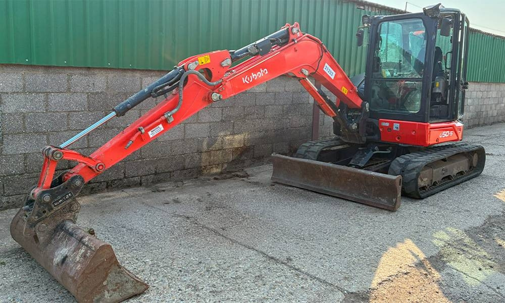 Kubota U 50-5 - Mini-ekskavators: foto 1 Kubota U 50-5 - Mini-ekskavators: foto 1