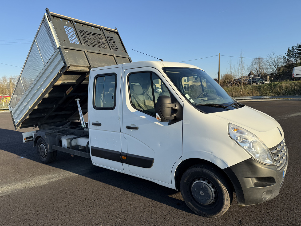 RENAULT MASTER 2.3DCI125 BENNE ACIER DOUBLE CABINE ROUE SIMPLE + REHAUSSE DE RIDELLE - Komercauto pašizgāzējs: foto 1 RENAULT MASTER 2.3DCI125 BENNE ACIER DOUBLE CABINE ROUE SIMPLE + REHAUSSE DE RIDELLE - Komercauto pašizgāzējs: foto 1