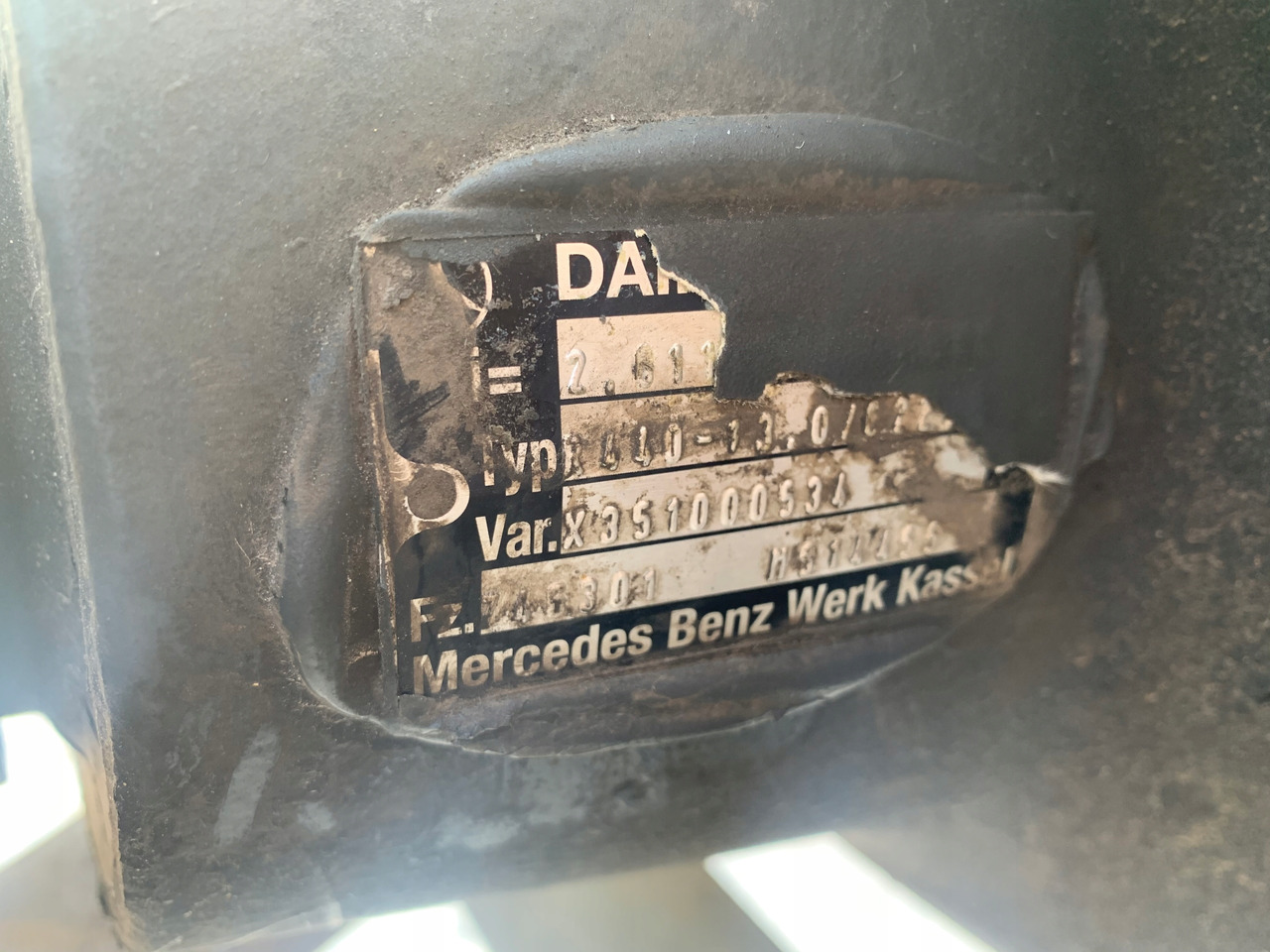 TYLNI MOST DYFER MERCEDES ACTROS MP4 R440 2,227 - Priekšējā ass - Kravas automašīna: foto 3 TYLNI MOST DYFER MERCEDES ACTROS MP4 R440 2,227 - Priekšējā ass - Kravas automašīna: foto 3