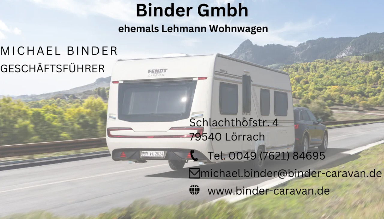 Wohnwagen Fendt Diamant 560 FD Modell 2026 - Dzīvojamais treileris: foto 1 Wohnwagen Fendt Diamant 560 FD Modell 2026 - Dzīvojamais treileris: foto 1