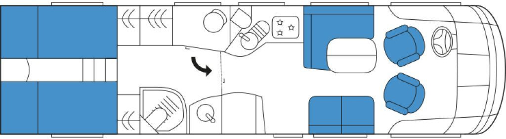 Niesmann + Bischoff Flair 920 BS (Sonderkonfiguration) - Integrēts kemperis: foto 2 Niesmann + Bischoff Flair 920 BS (Sonderkonfiguration) - Integrēts kemperis: foto 2