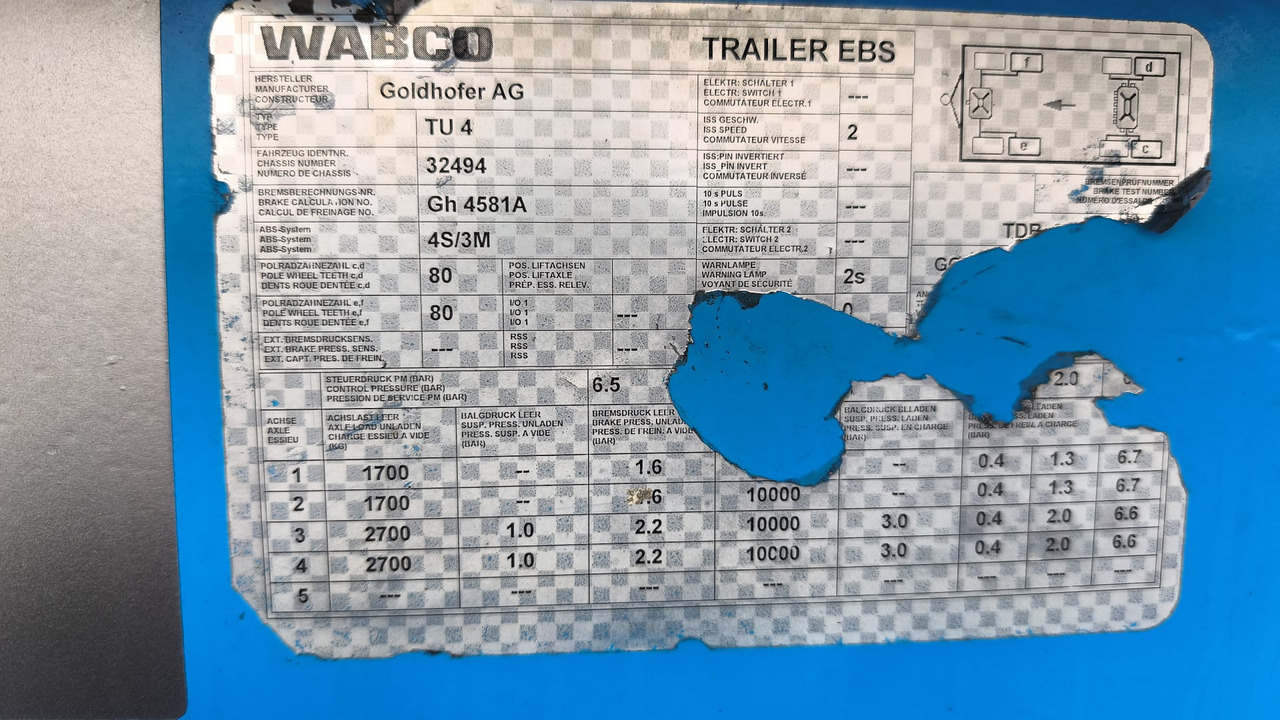 GOLDHOFER, 2010 god. - Piekabe zema profila platforma: foto 5 GOLDHOFER, 2010 god. - Piekabe zema profila platforma: foto 5