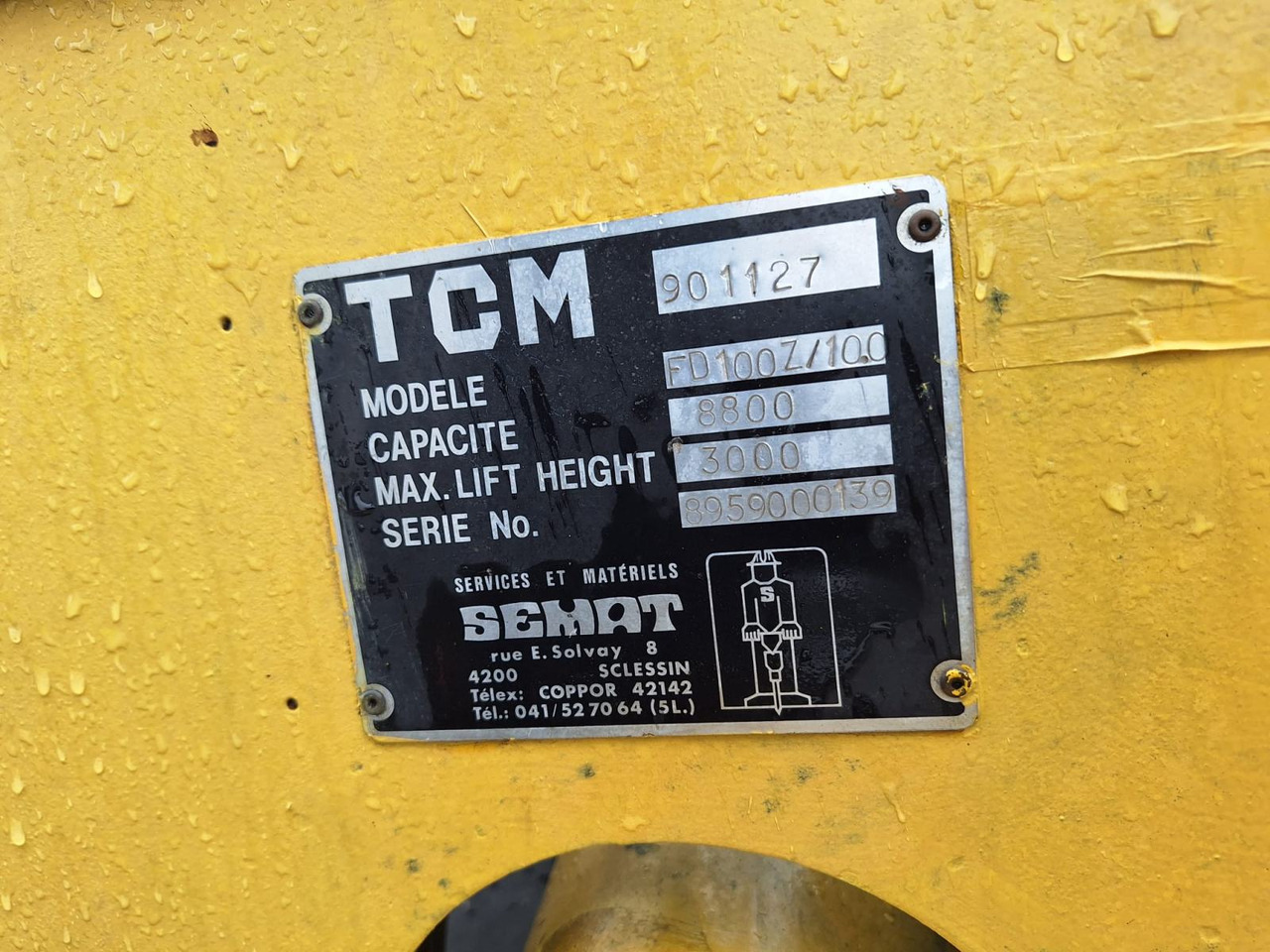 Dīzeļiekrāvējs TCM 100: foto 7 Dīzeļiekrāvējs TCM 100: foto 7