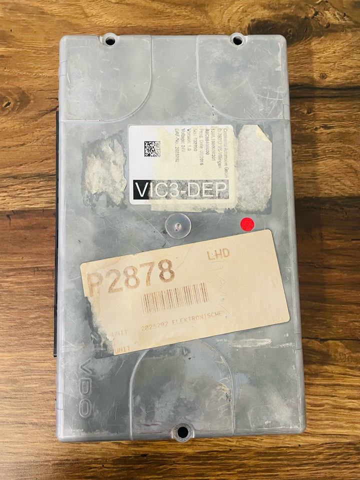 DAF Control Unit VIC3-DEP used - Elektroniskais vadības bloks (ECU) - Kravas automašīna: foto 1 DAF Control Unit VIC3-DEP used - Elektroniskais vadības bloks (ECU) - Kravas automašīna: foto 1