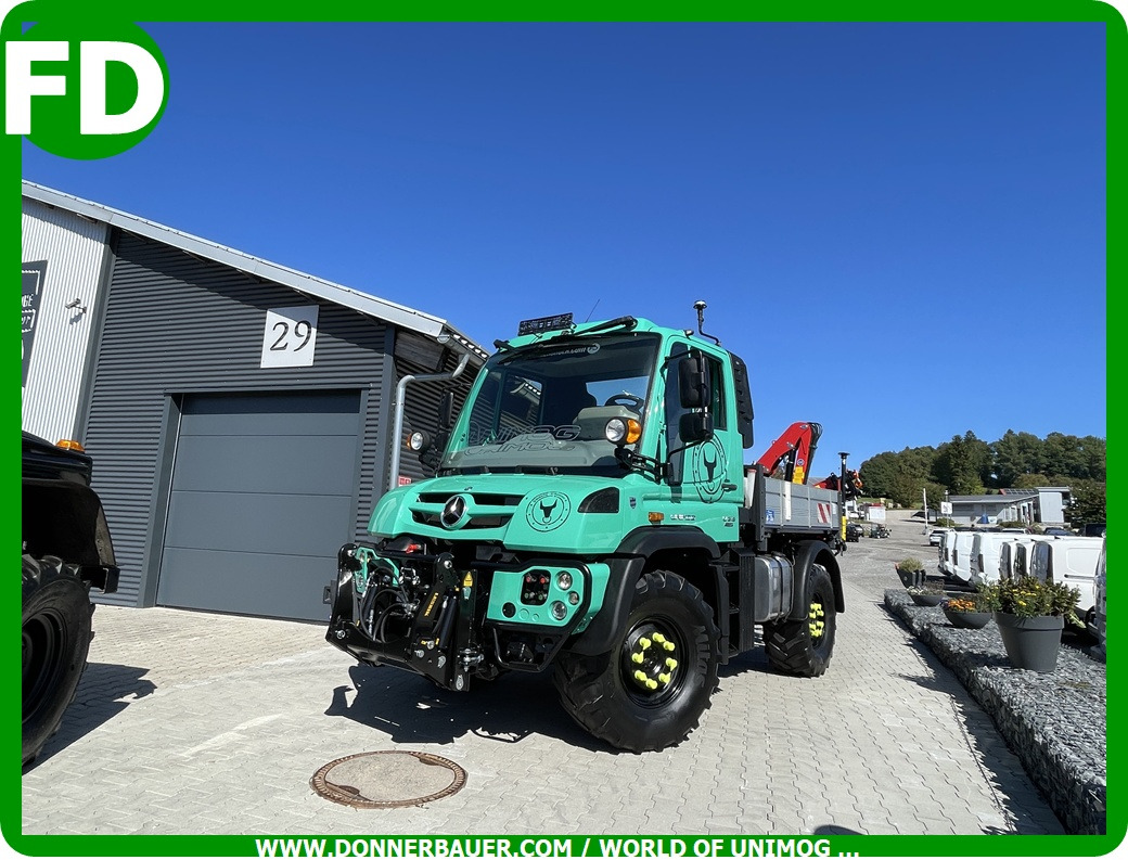 Unimog U318 - UHN mit Ladekran und Forstgreifer , Traumzustand - Kravas auto ar manipulatoru: foto 2 Unimog U318 - UHN mit Ladekran und Forstgreifer , Traumzustand - Kravas auto ar manipulatoru: foto 2
