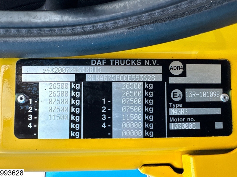 DAF 75 CF 250 EURO 5, Retarder, Geesink - Asenizācijas mašīna: foto 5 DAF 75 CF 250 EURO 5, Retarder, Geesink - Asenizācijas mašīna: foto 5