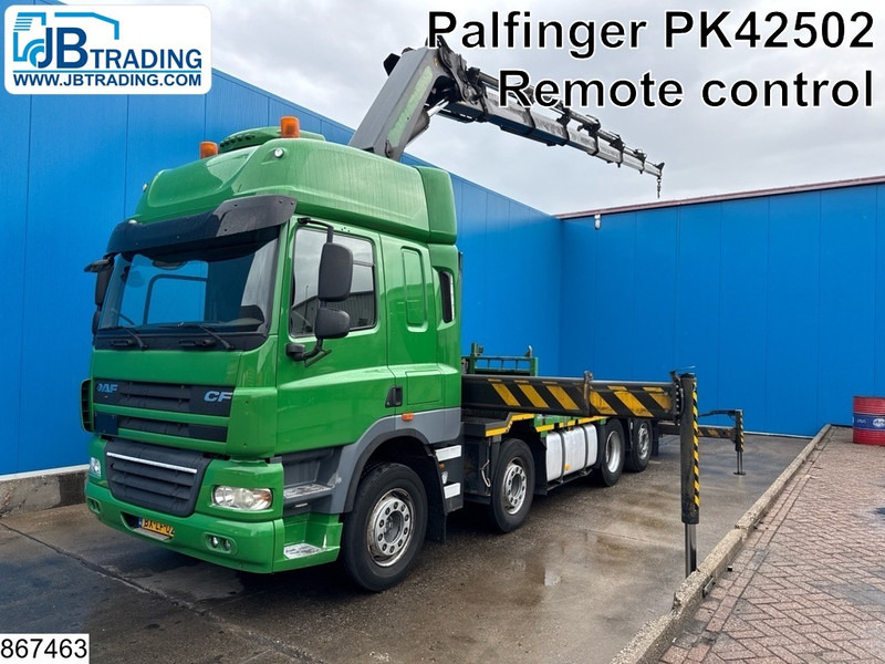 DAF CF 410 8x2, EURO 5, Palfinger, Remote, Retarder - Bortu kravas automašīna/ Platforma, Kravas auto ar manipulatoru: foto 1 DAF CF 410 8x2, EURO 5, Palfinger, Remote, Retarder - Bortu kravas automašīna/ Platforma, Kravas auto ar manipulatoru: foto 1