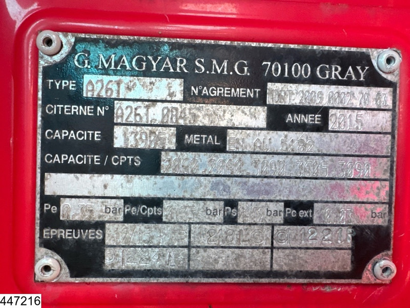 Autocisterna DAF LF Magyar, 13.905 Liter, 5 Comp: foto 11