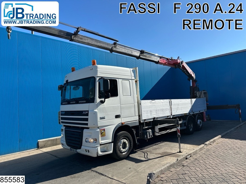 DAF XF 410 6x2, Fassi, Retarder, Remote - Bortu kravas automašīna/ Platforma, Kravas auto ar manipulatoru: foto 1 DAF XF 410 6x2, Fassi, Retarder, Remote - Bortu kravas automašīna/ Platforma, Kravas auto ar manipulatoru: foto 1