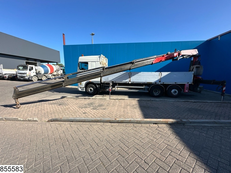 Bortu kravas automašīna/ Platforma, Kravas auto ar manipulatoru DAF XF 410 6x2, Fassi, Retarder, Remote: foto 13