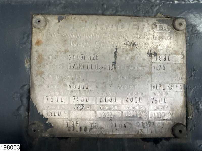 ELLINGHAUS Fuel 40.000 Liter, 6 Comp, ADR - Puspiekabe cisterna: foto 4 ELLINGHAUS Fuel 40.000 Liter, 6 Comp, ADR - Puspiekabe cisterna: foto 4