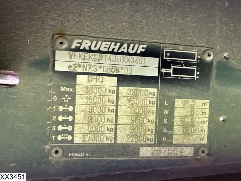 Fruehauf Tautliner - Tenta puspiekabe: foto 4 Fruehauf Tautliner - Tenta puspiekabe: foto 4
