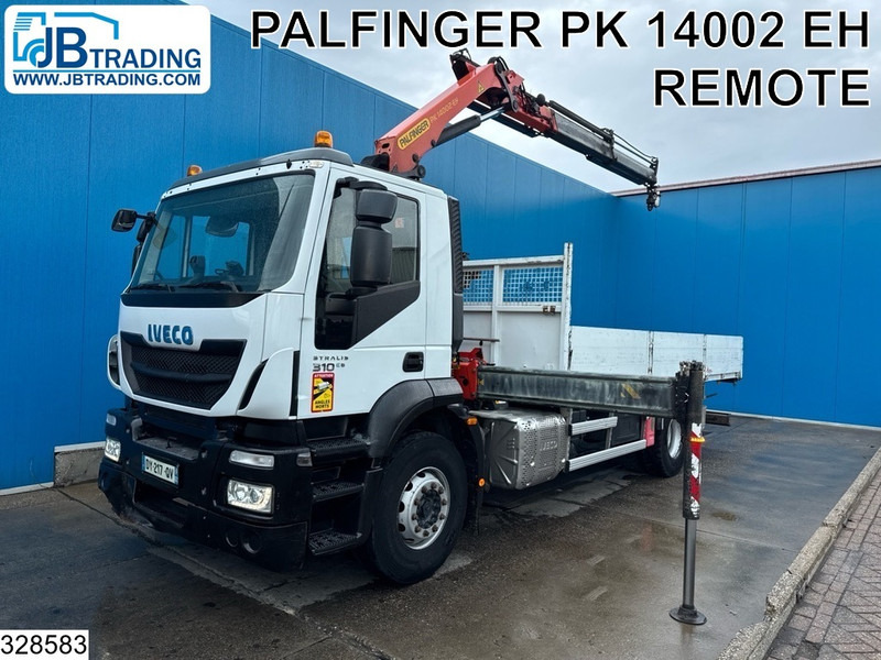 Iveco Stralis 310 EURO 6, Palfinger, Leaf spring - Bortu kravas automašīna/ Platforma, Kravas auto ar manipulatoru: foto 1 Iveco Stralis 310 EURO 6, Palfinger, Leaf spring - Bortu kravas automašīna/ Platforma, Kravas auto ar manipulatoru: foto 1