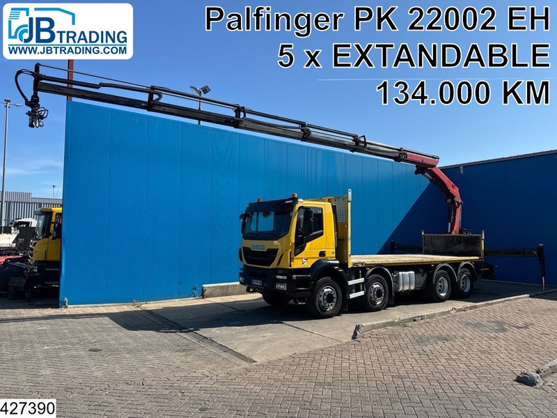 Iveco Stralis 480 8X4, EURO 6D, Retarder, Palfinger - Bortu kravas automašīna/ Platforma, Kravas auto ar manipulatoru: foto 1 Iveco Stralis 480 8X4, EURO 6D, Retarder, Palfinger - Bortu kravas automašīna/ Platforma, Kravas auto ar manipulatoru: foto 1