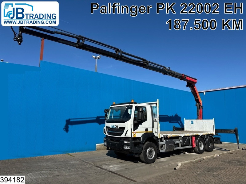 Iveco Trakker 360 6X4, EURO 6, Steel suspension, Palfinger - Bortu kravas automašīna/ Platforma, Kravas auto ar manipulatoru: foto 1 Iveco Trakker 360 6X4, EURO 6, Steel suspension, Palfinger - Bortu kravas automašīna/ Platforma, Kravas auto ar manipulatoru: foto 1