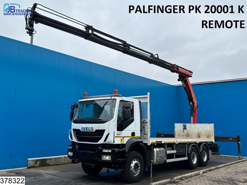 Iveco Trakker 360 6x4, EURO 6, Palfinger, Remote, Steel suspenion - Bortu kravas automašīna/ Platforma, Kravas auto ar manipulatoru: foto 1 Iveco Trakker 360 6x4, EURO 6, Palfinger, Remote, Steel suspenion - Bortu kravas automašīna/ Platforma, Kravas auto ar manipulatoru: foto 1