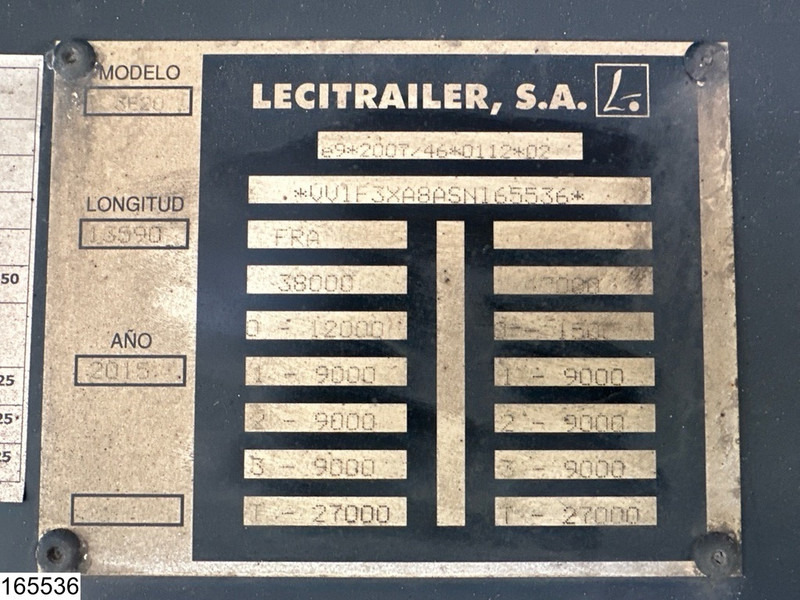 Lecitrailer Koel vries Carrier Vector 1950 MT , 2 Koelunits, Dhollandia - Puspiekabe refrižerators: foto 4 Lecitrailer Koel vries Carrier Vector 1950 MT , 2 Koelunits, Dhollandia - Puspiekabe refrižerators: foto 4