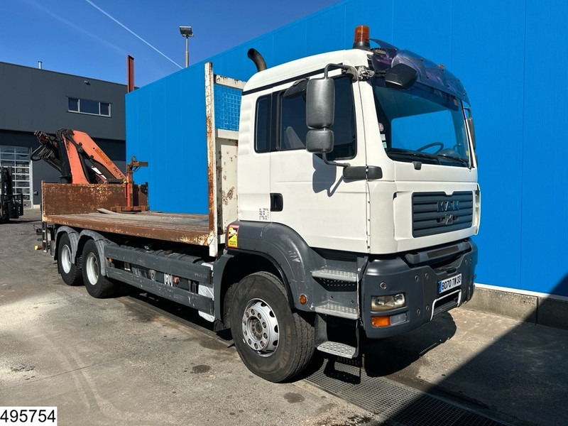 MAN TGA 26 360 6X4, Manual, Steel suspension, Palfinger - Bortu kravas automašīna/ Platforma, Kravas auto ar manipulatoru: foto 2 MAN TGA 26 360 6X4, Manual, Steel suspension, Palfinger - Bortu kravas automašīna/ Platforma, Kravas auto ar manipulatoru: foto 2