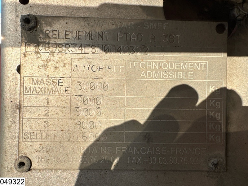 Magyar Food 30000 Liter, 5 Comp - Puspiekabe cisterna: foto 4 Magyar Food 30000 Liter, 5 Comp - Puspiekabe cisterna: foto 4