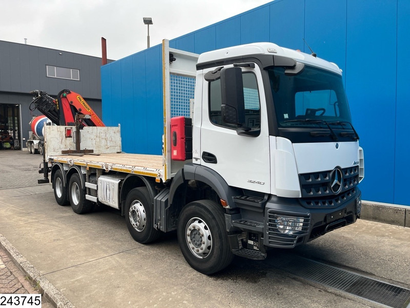 Mercedes-Benz Arocs 3240 8X4, EURO 6, Steel suspension, Palfinger - Bortu kravas automašīna/ Platforma, Kravas auto ar manipulatoru: foto 3 Mercedes-Benz Arocs 3240 8X4, EURO 6, Steel suspension, Palfinger - Bortu kravas automašīna/ Platforma, Kravas auto ar manipulatoru: foto 3