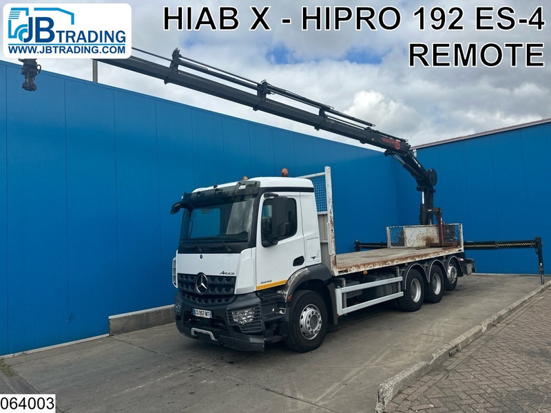 Mercedes-Benz Arocs 3243 8x4, EURO 6, Hiab, Remote - Bortu kravas automašīna/ Platforma, Kravas auto ar manipulatoru: foto 1 Mercedes-Benz Arocs 3243 8x4, EURO 6, Hiab, Remote - Bortu kravas automašīna/ Platforma, Kravas auto ar manipulatoru: foto 1