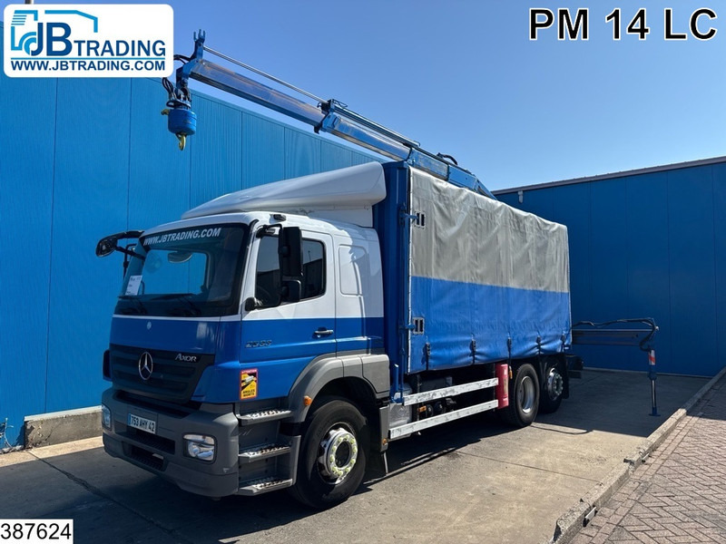 Mercedes-Benz Axor 2533 6X2, PM, Remote - Bortu kravas automašīna/ Platforma, Kravas auto ar manipulatoru: foto 1 Mercedes-Benz Axor 2533 6X2, PM, Remote - Bortu kravas automašīna/ Platforma, Kravas auto ar manipulatoru: foto 1