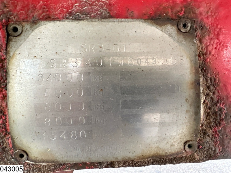 ROBINE Gas 49018 liter, LPG GPL Butane gas, 1 Comp - Puspiekabe cisterna: foto 4 ROBINE Gas 49018 liter, LPG GPL Butane gas, 1 Comp - Puspiekabe cisterna: foto 4