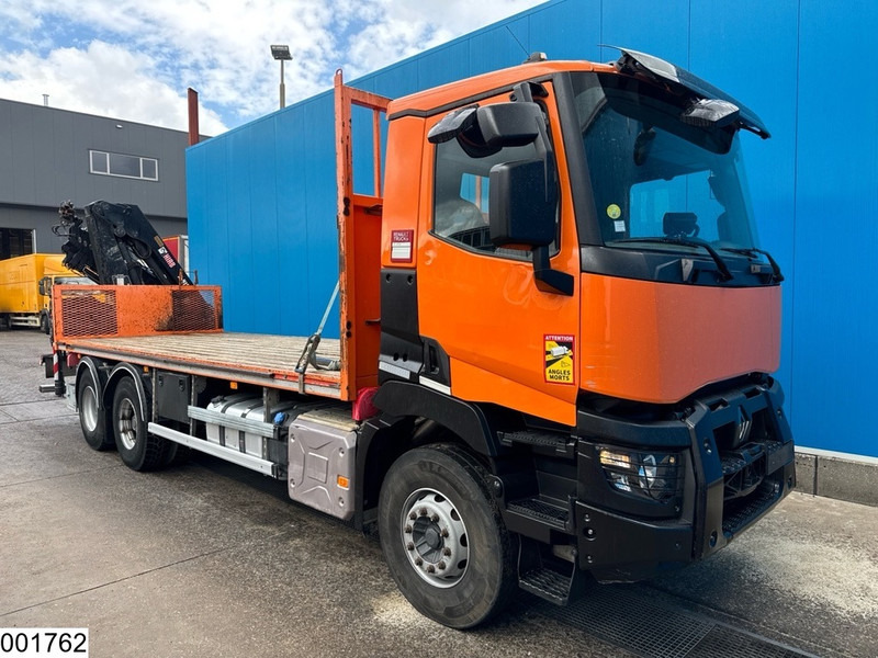 Renault C 380 6X4, EURO 6, HIAB, Remote, Steel suspension - Bortu kravas automašīna/ Platforma, Kravas auto ar manipulatoru: foto 3 Renault C 380 6X4, EURO 6, HIAB, Remote, Steel suspension - Bortu kravas automašīna/ Platforma, Kravas auto ar manipulatoru: foto 3