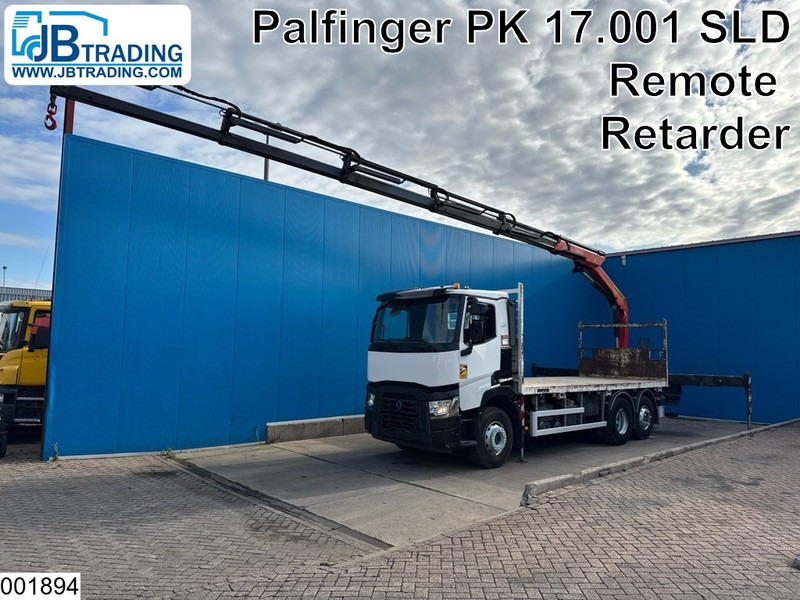 Renault C 430 6x2, EURO 6, Retarder, Palfinger, Remote, Steering - Bortu kravas automašīna/ Platforma, Kravas auto ar manipulatoru: foto 1 Renault C 430 6x2, EURO 6, Retarder, Palfinger, Remote, Steering - Bortu kravas automašīna/ Platforma, Kravas auto ar manipulatoru: foto 1