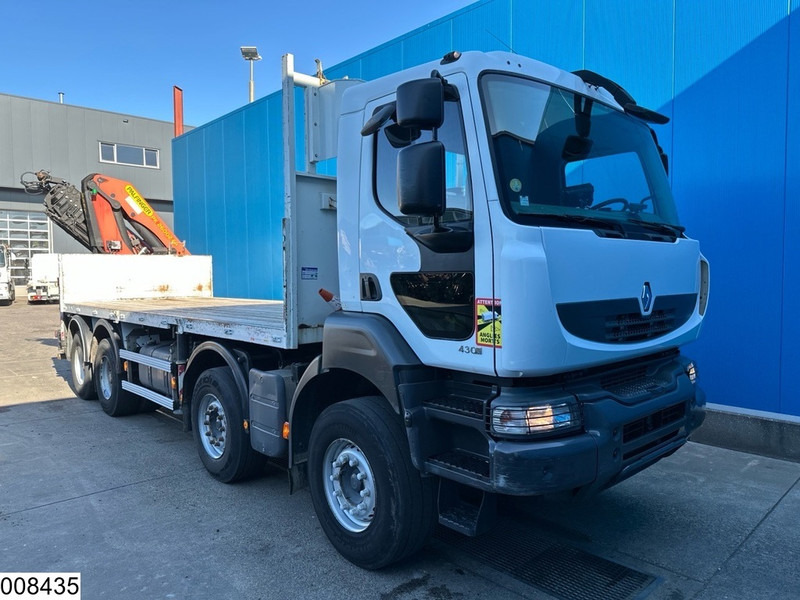 Renault Kerax 430 Dxi 8x4, EURO 5, Palfinger, Remote, Steel suspenion - Bortu kravas automašīna/ Platforma, Kravas auto ar manipulatoru: foto 3 Renault Kerax 430 Dxi 8x4, EURO 5, Palfinger, Remote, Steel suspenion - Bortu kravas automašīna/ Platforma, Kravas auto ar manipulatoru: foto 3