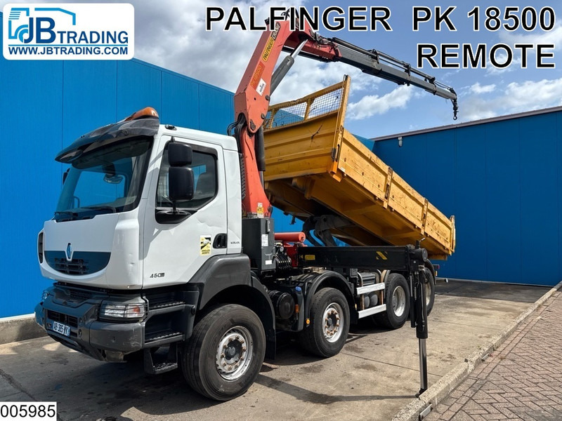 Renault Kerax 450 Dxi 8X4, Manual, Steel suspension, Retarder - Kravas automašīna pašizgāzējs, Kravas auto ar manipulatoru: foto 1 Renault Kerax 450 Dxi 8X4, Manual, Steel suspension, Retarder - Kravas automašīna pašizgāzējs, Kravas auto ar manipulatoru: foto 1