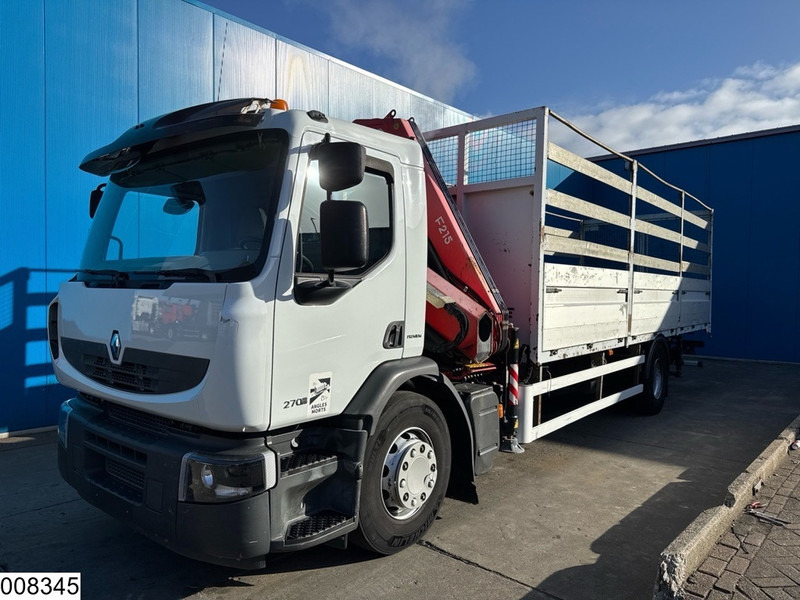 Renault Premium 270 Dxi EURO 5, Fassi, Manual - Bortu kravas automašīna/ Platforma, Kravas auto ar manipulatoru: foto 4 Renault Premium 270 Dxi EURO 5, Fassi, Manual - Bortu kravas automašīna/ Platforma, Kravas auto ar manipulatoru: foto 4