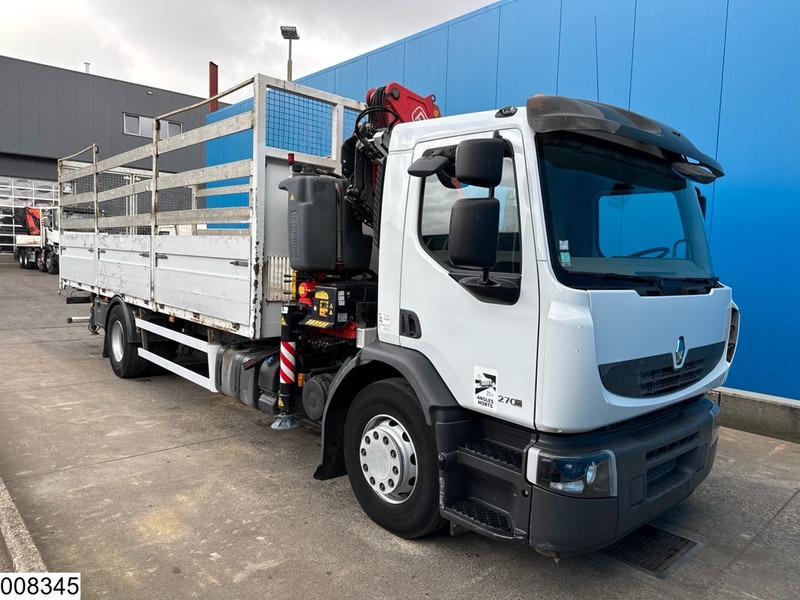 Renault Premium 270 Dxi EURO 5, Fassi, Manual - Bortu kravas automašīna/ Platforma, Kravas auto ar manipulatoru: foto 5 Renault Premium 270 Dxi EURO 5, Fassi, Manual - Bortu kravas automašīna/ Platforma, Kravas auto ar manipulatoru: foto 5