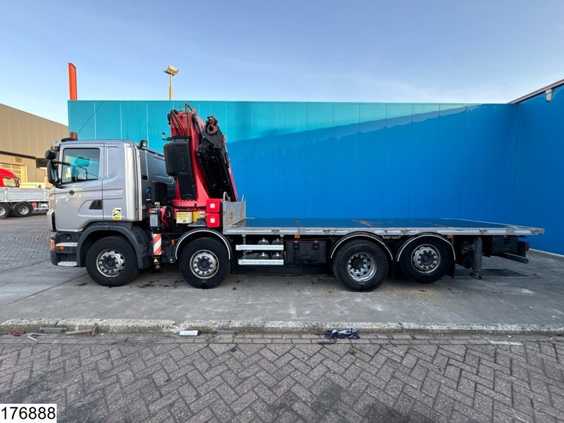 Bortu kravas automašīna/ Platforma, Kravas auto ar manipulatoru Scania G 440 8x2, EURO 5, Fassi, Retarder, Remote: foto 9