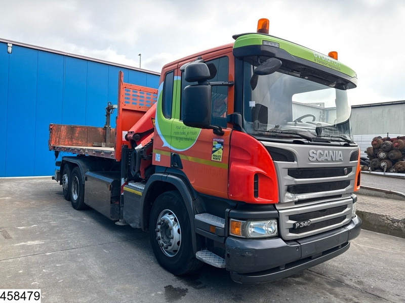 Scania P 340 6x2, CNG, Retarder, Palfinger, Remote - Kravas automašīna pašizgāzējs, Kravas auto ar manipulatoru: foto 3 Scania P 340 6x2, CNG, Retarder, Palfinger, Remote - Kravas automašīna pašizgāzējs, Kravas auto ar manipulatoru: foto 3