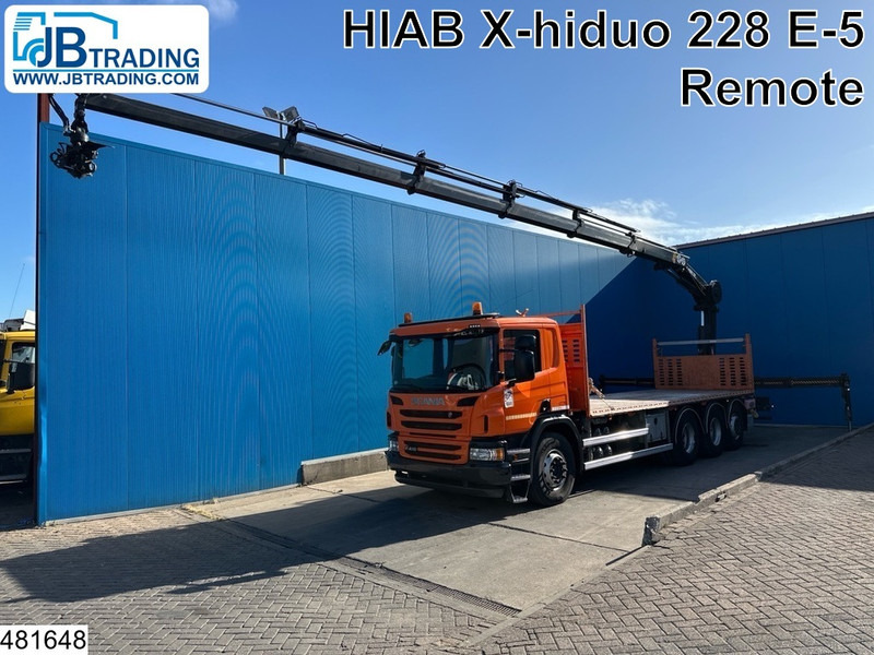 Scania P 410 8x4, EURO 6, HIAB, Remote - Bortu kravas automašīna/ Platforma, Kravas auto ar manipulatoru: foto 1 Scania P 410 8x4, EURO 6, HIAB, Remote - Bortu kravas automašīna/ Platforma, Kravas auto ar manipulatoru: foto 1