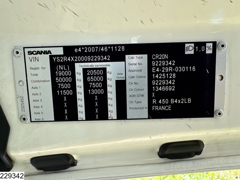 Autovedējs Scania R 450 6x2, EURO 6, Retarder, Standairco, Trucktransport: foto 7
