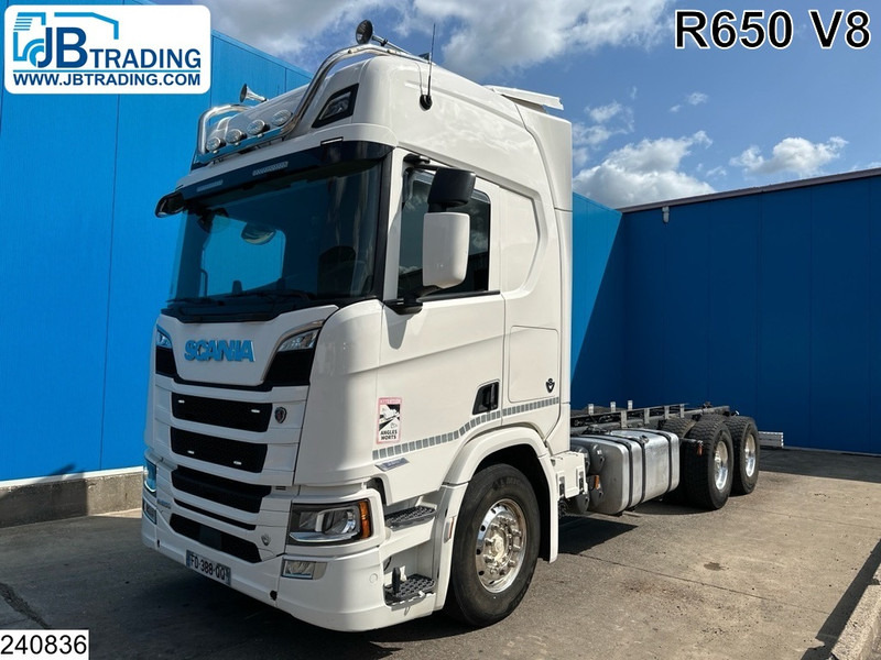 Scania R 650 6X4, EURO 6, Retarder, PTO - Šasija kravas automašīna: foto 1 Scania R 650 6X4, EURO 6, Retarder, PTO - Šasija kravas automašīna: foto 1