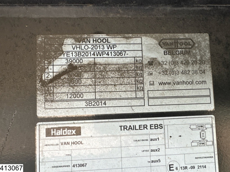 Van Hool gesloten bak Dhollandia - Puspiekabe slēgtā virsbūve: foto 4 Van Hool gesloten bak Dhollandia - Puspiekabe slēgtā virsbūve: foto 4