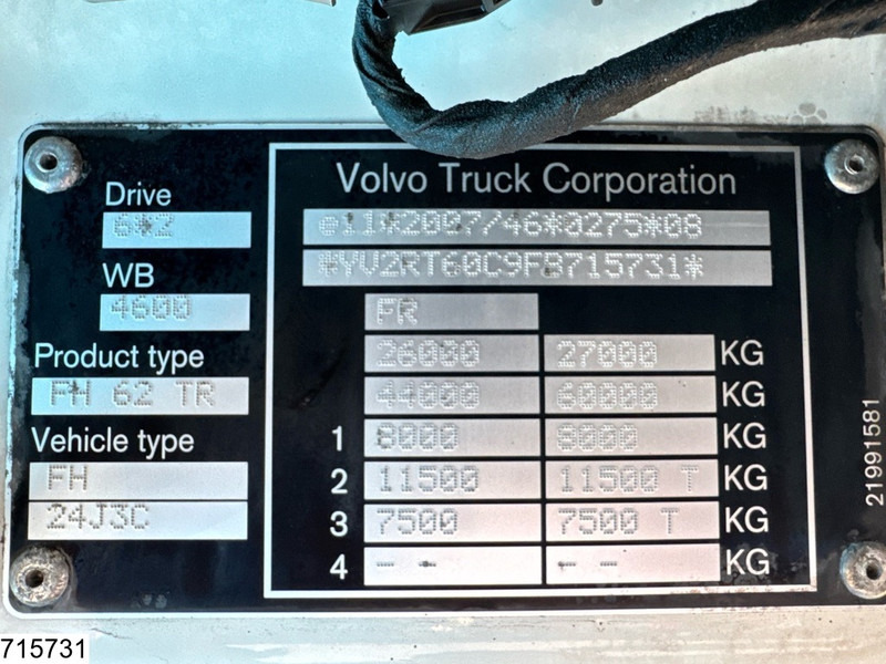 Volvo FH 540 6x2, EURO 6, Fassi, Dalby, Hydraulic - Pacēlājs ar āķi, Kravas auto ar manipulatoru: foto 5 Volvo FH 540 6x2, EURO 6, Fassi, Dalby, Hydraulic - Pacēlājs ar āķi, Kravas auto ar manipulatoru: foto 5