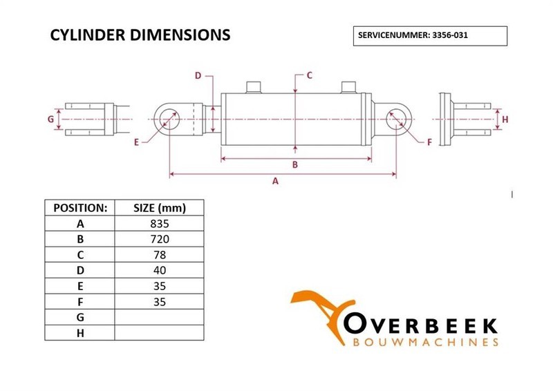 Atlas - Lifting cylinder/Hubzylinder/Hefcilinder - Hidraulika: foto 4 Atlas - Lifting cylinder/Hubzylinder/Hefcilinder - Hidraulika: foto 4